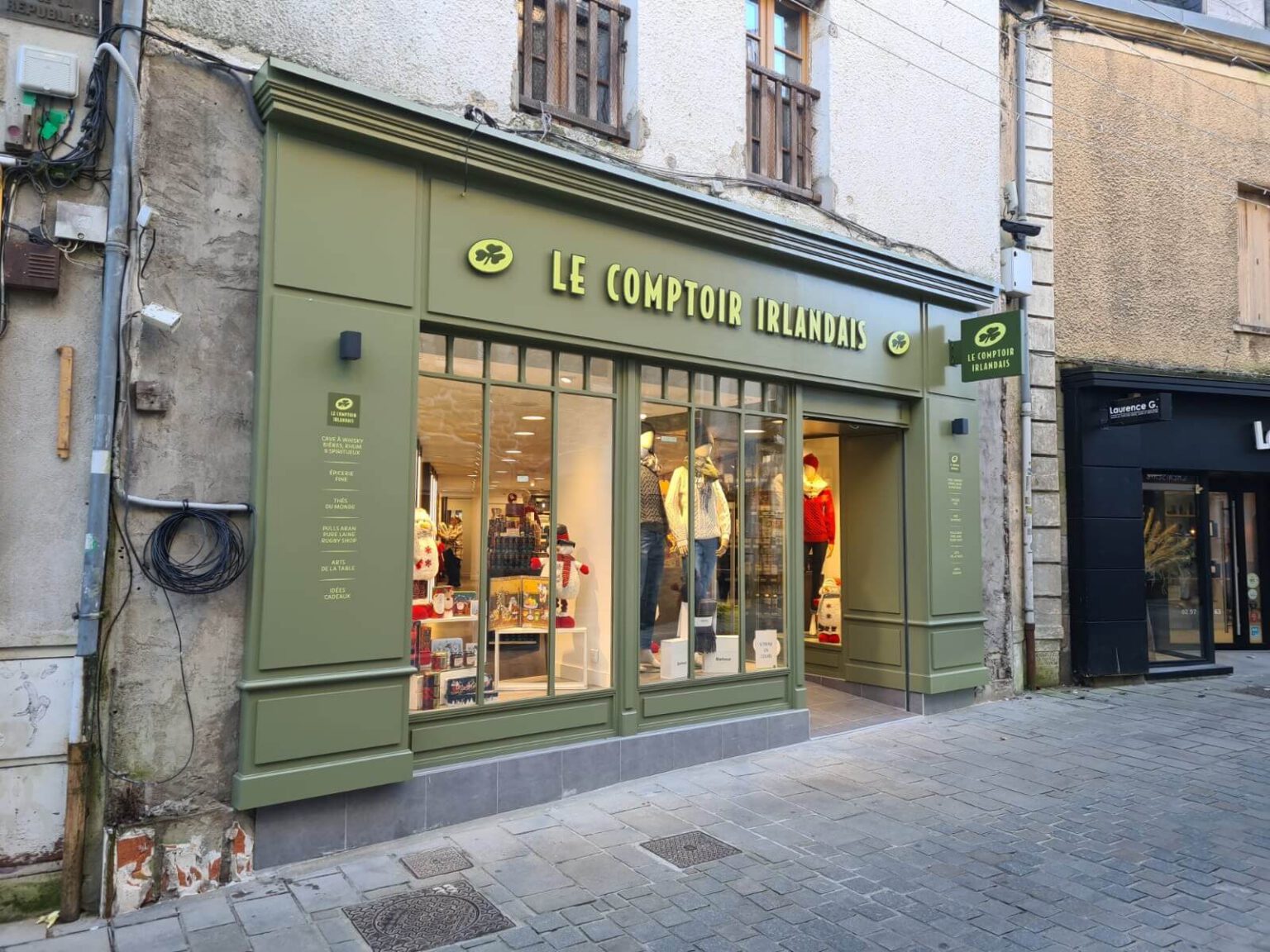 refection creation facade amenagement interieur Comptoir irlandais1